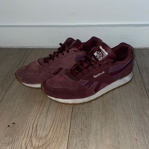 Reebok Women's Burgundy Athletic Sneakers